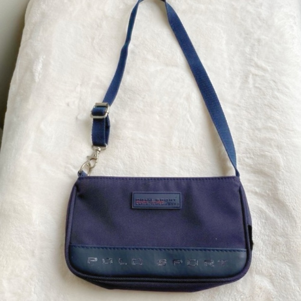 New! Y2K Polo Ralph Lauren Sport pochette mini shoulder bag purse 14682